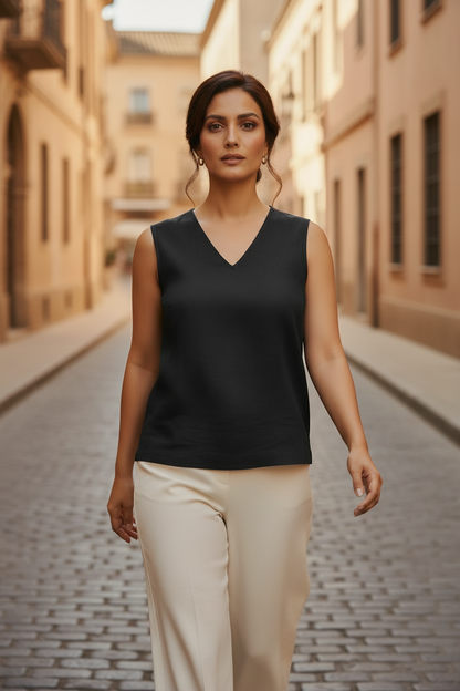Black Elevated Ease Top