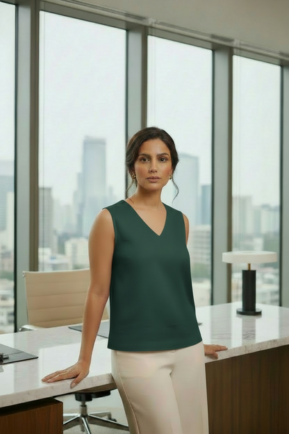 Myrtle Green Elevated Ease Top