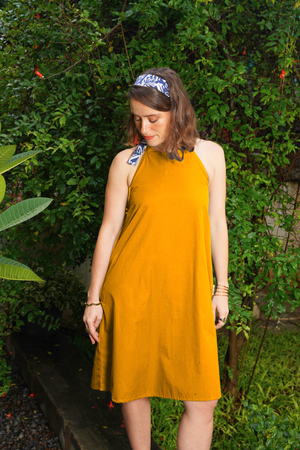 Luxe Halter Dress