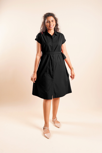 Authority In Motion Black Dress