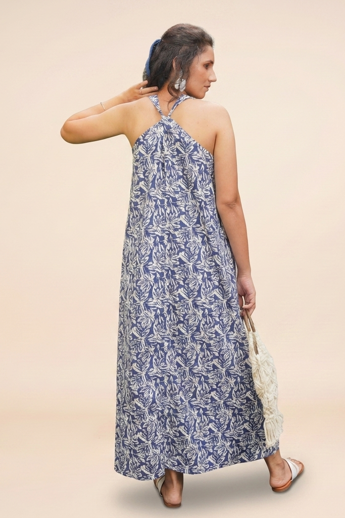 The Garden Breeze Back Twist Dress