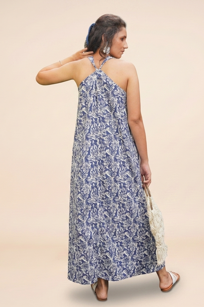 The Garden Breeze Back Twist Dress