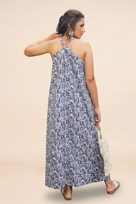 The Garden Breeze Back Twist Dress