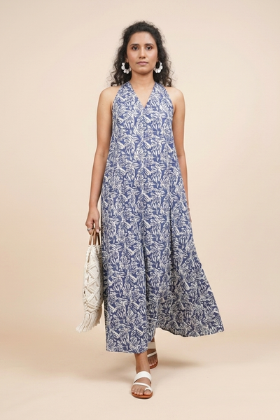 The Garden Breeze Back Twist Dress
