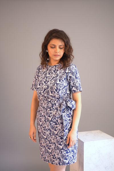 The Garden Breeze Waist Knot Dress