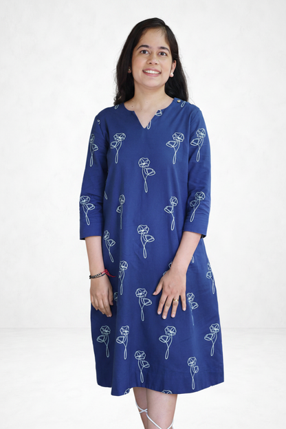 Indigo Dress - Image 3