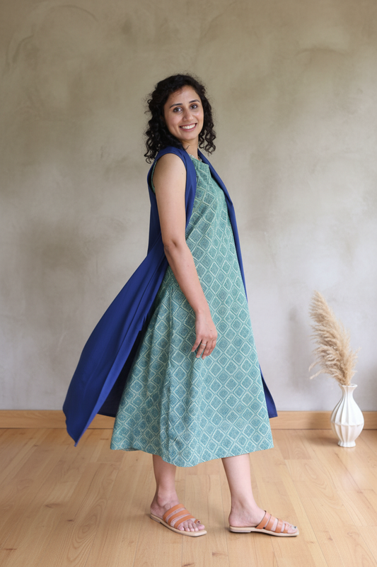 Indigo Shrug - Shot 1