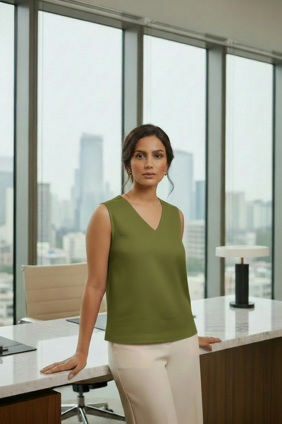 Lime Green Elevated Ease Top