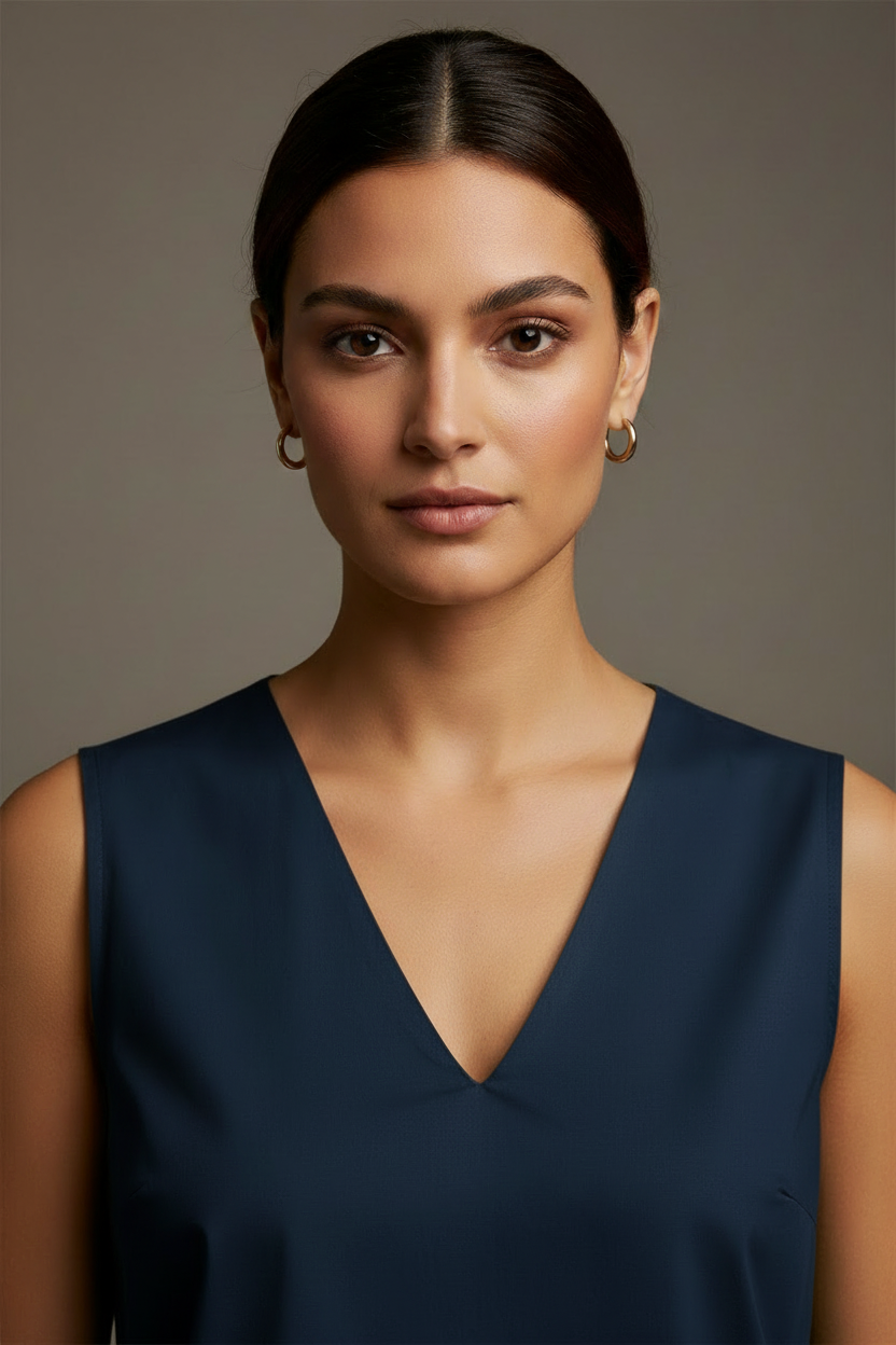 Navy Elevated Ease Top