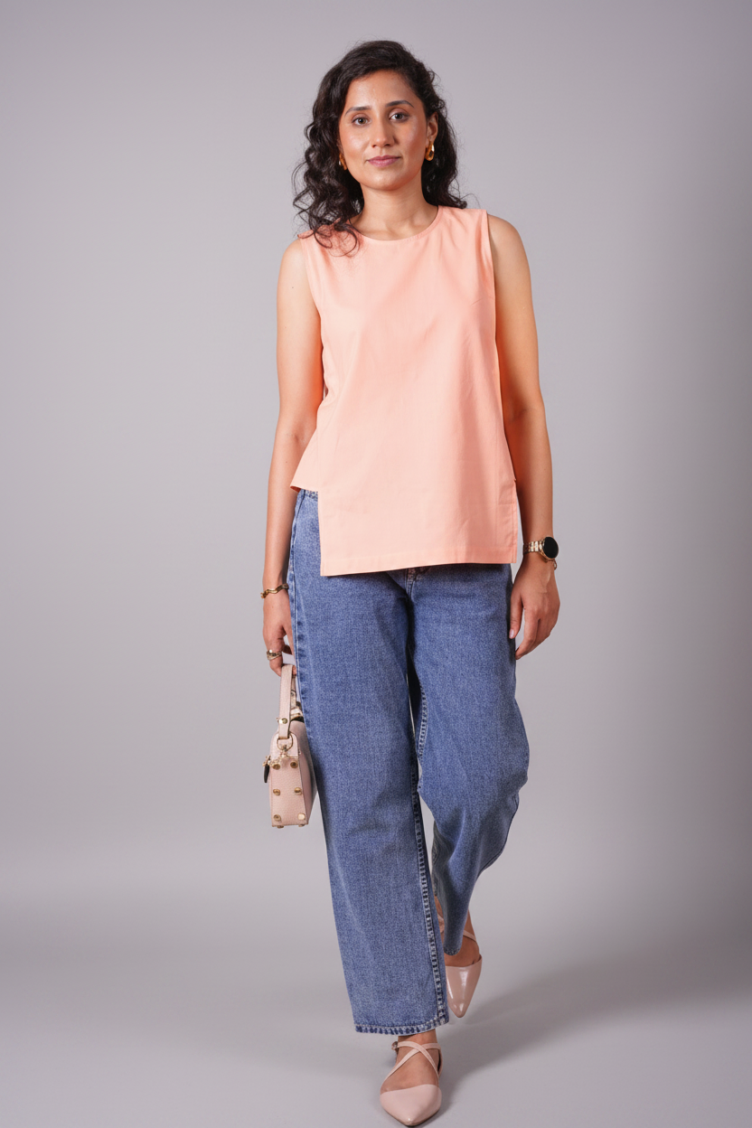 Peach Drift Top - Studio 1