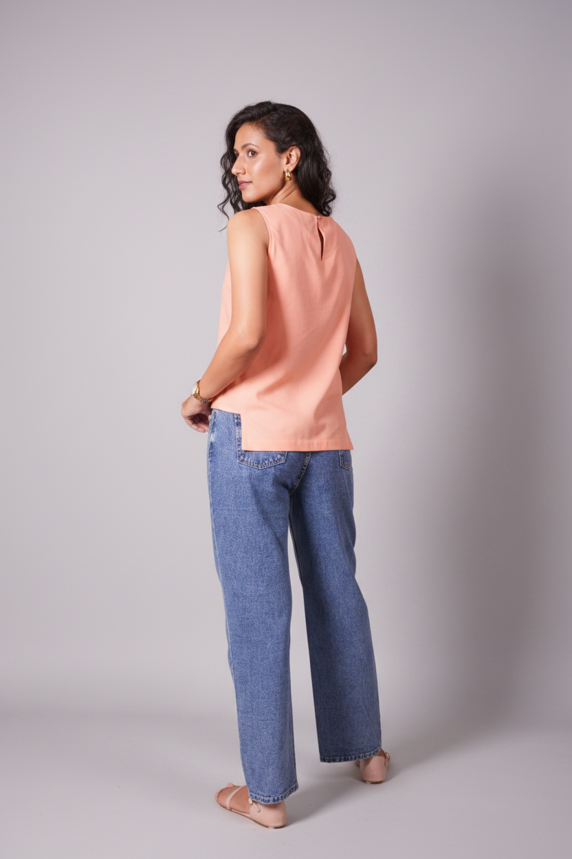 Peach Drift Top - Studio 2