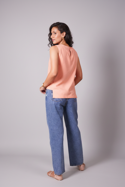 Peach Drift Top - Studio 2