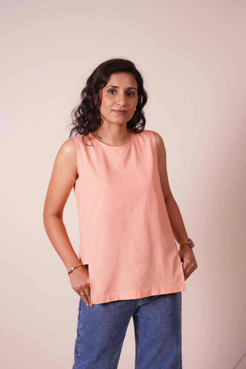 Peach Drift Top - Studio 4