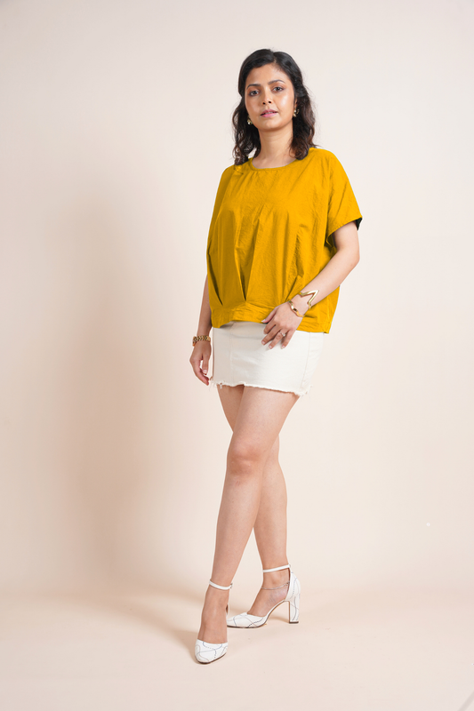 Ochre Kaftan Top