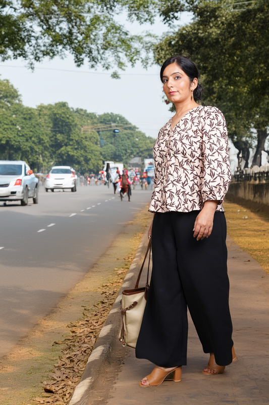 Autumn Breeze Peplum Top