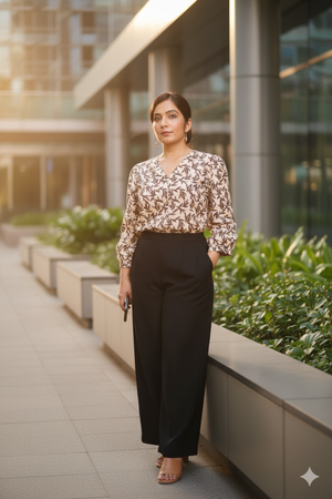 Autumn Breeze Peplum Top