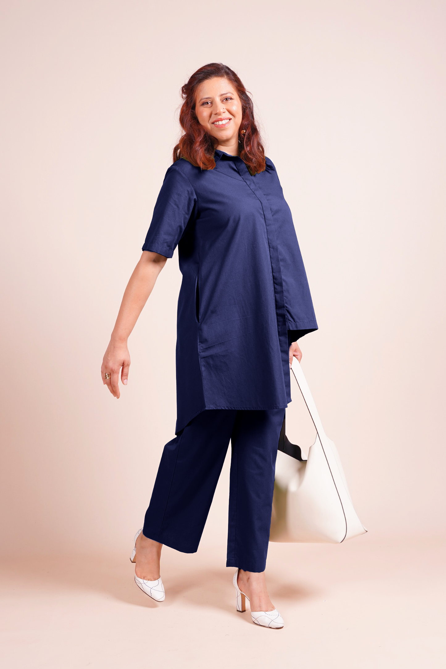 Lime Shift Assymetric Tunic Shirt